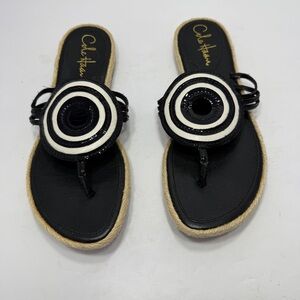 Cole Haan Black Thong Sandals Size 6.5B